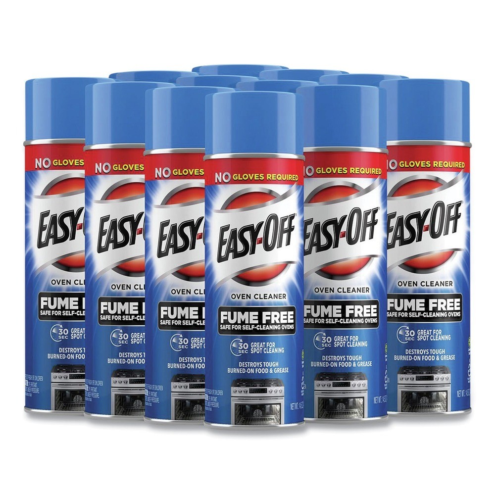 EASY-OFF 87977 14.5 oz. Aerosol Spray Fume-Free Oven Cleaner - Lemon Scent New