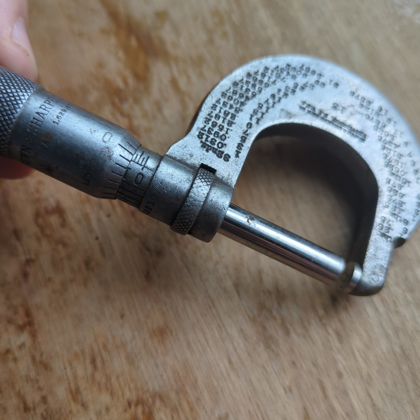 Brown & Sharpe # 13 Micrometer Locking