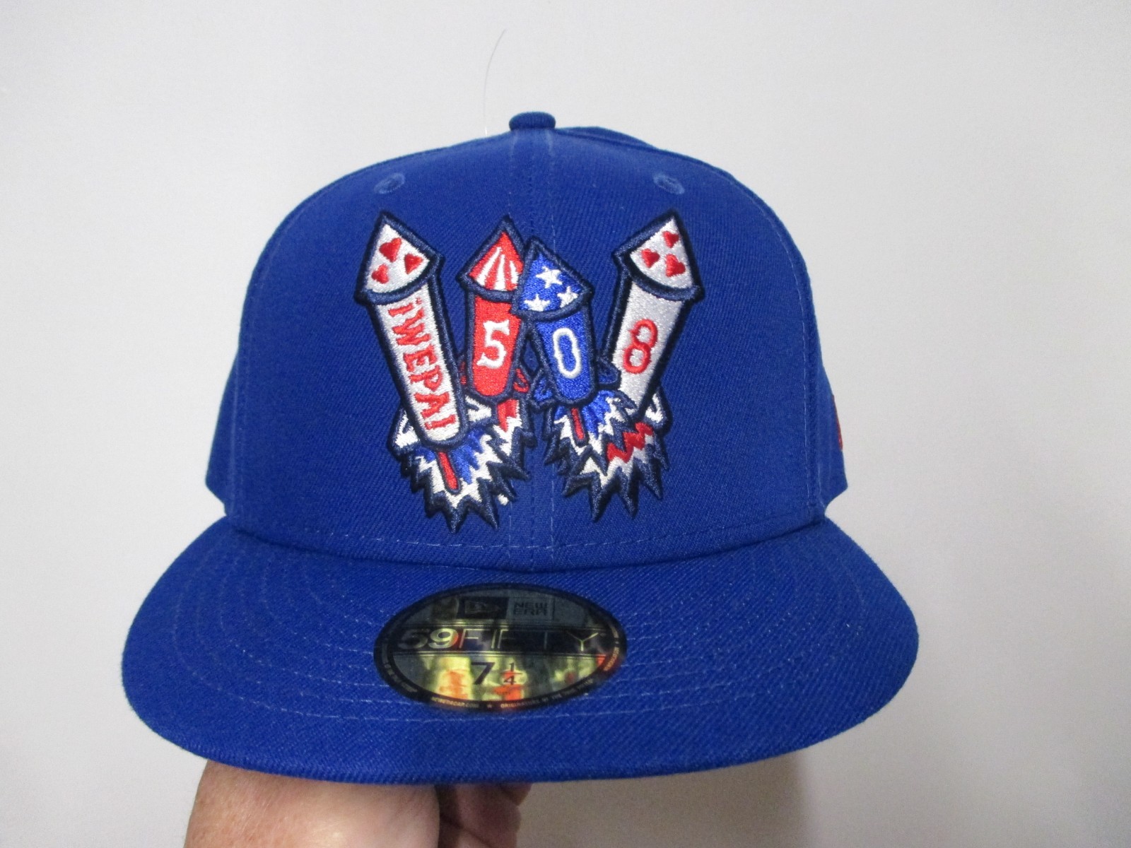 WORCESTER RED SOX "NEW ERA 5950" (MINOR LEAGUE) FITTED HAT (7 3/8) NWT BLUE RARE