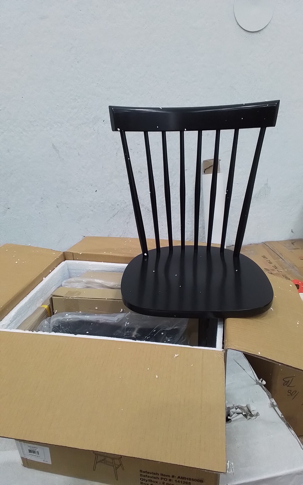 Safavieh PARKER SPINDEL SIDE CHAIR, Reduced Price 2172731355 AMH8500B