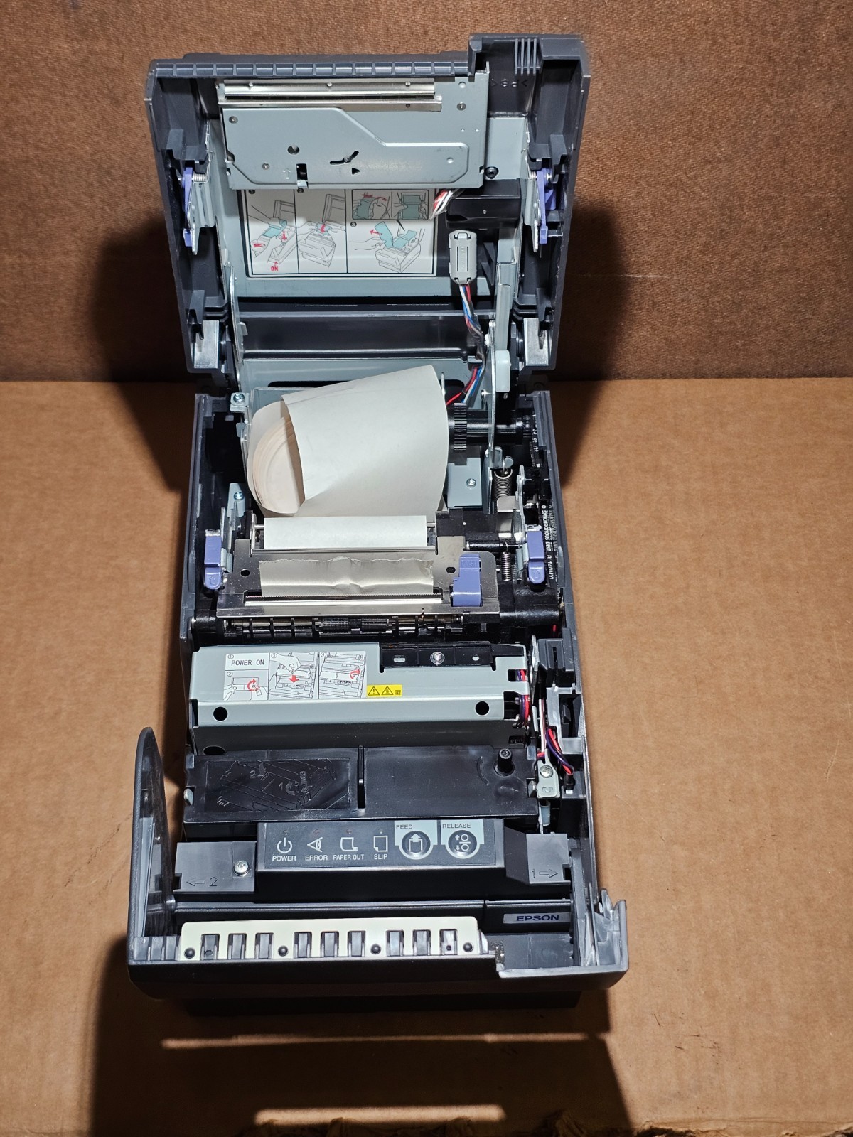 Epson TM-U675 Model M146B Receipt Printer Check Endorser USB Interface