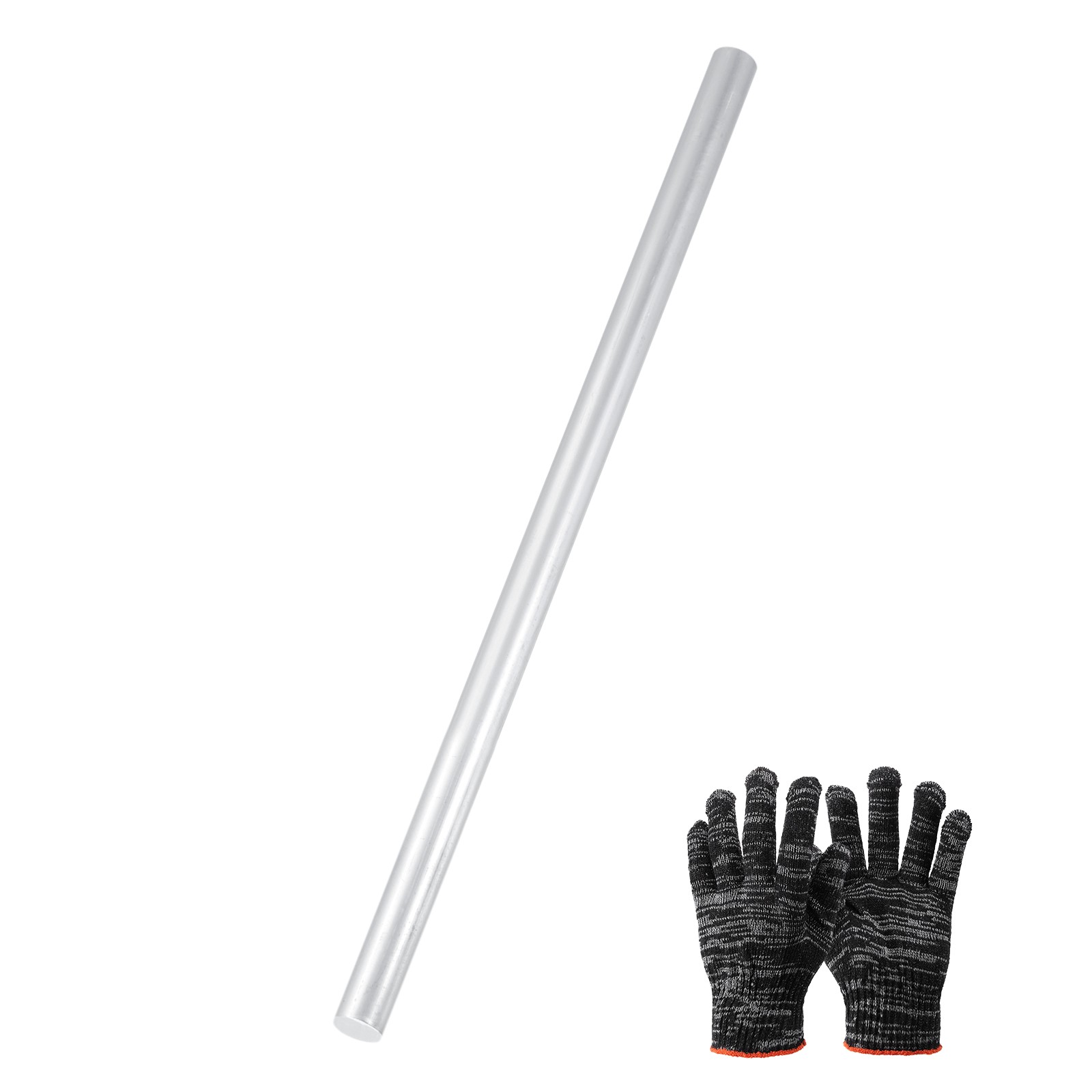 6061 Aluminum Rod 13mm x 204mm, Silver Tone for eBay