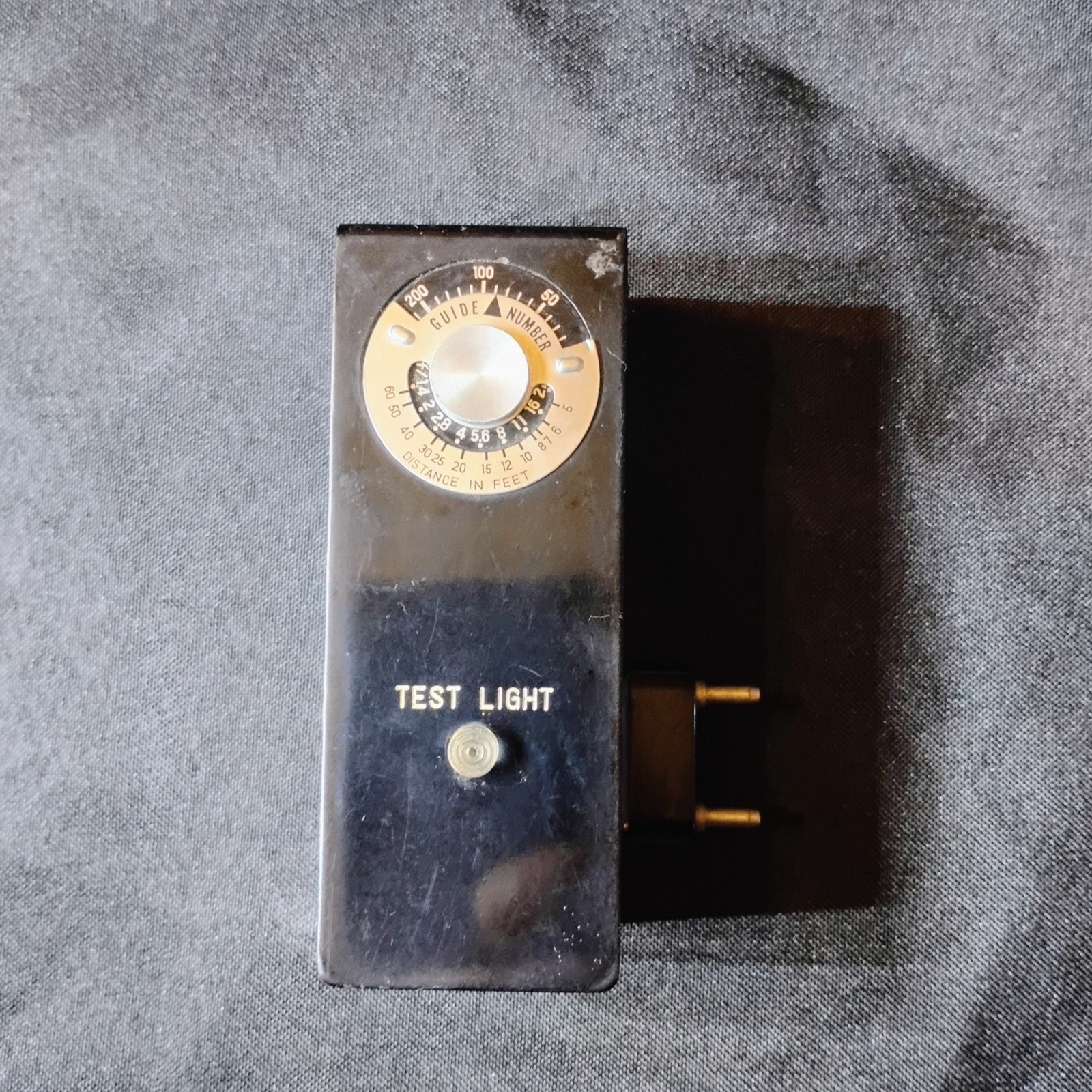 Vintage Argus Flash Gun Unit with Test Light & Exposure Dial - Untested