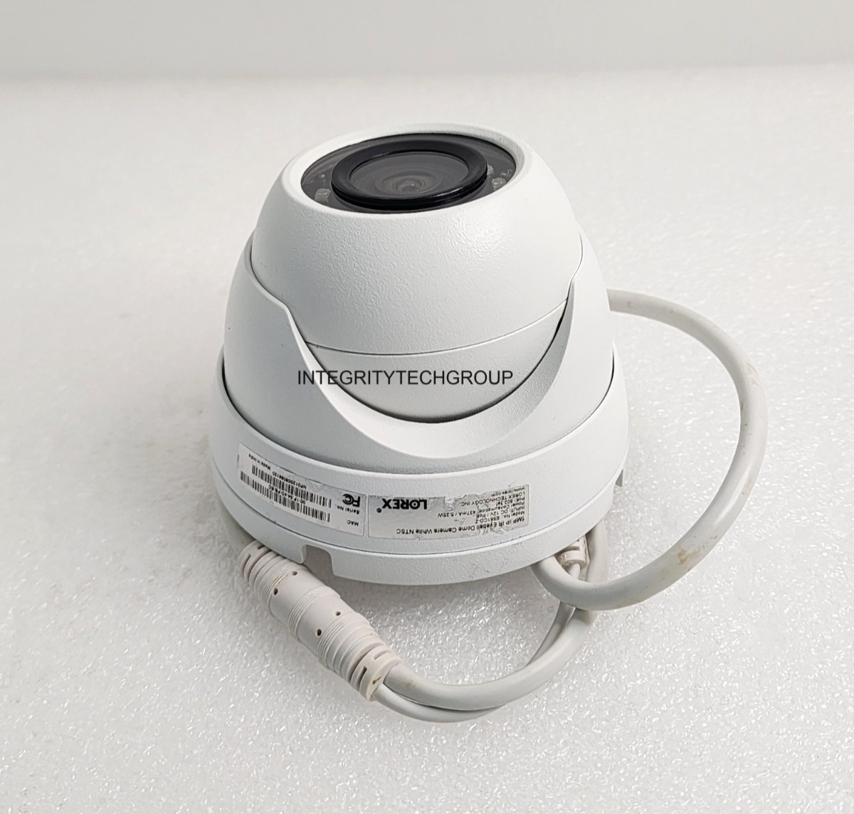 Lorex E581CD 5MP IP PoE Dome Camera Color Night Vision White
