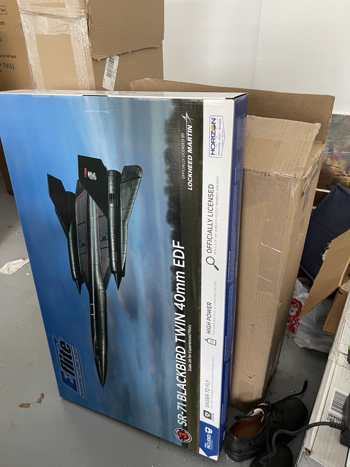 E flite SR 71 Blackbird 40mm Twin EDF BNF Basic EFL02050