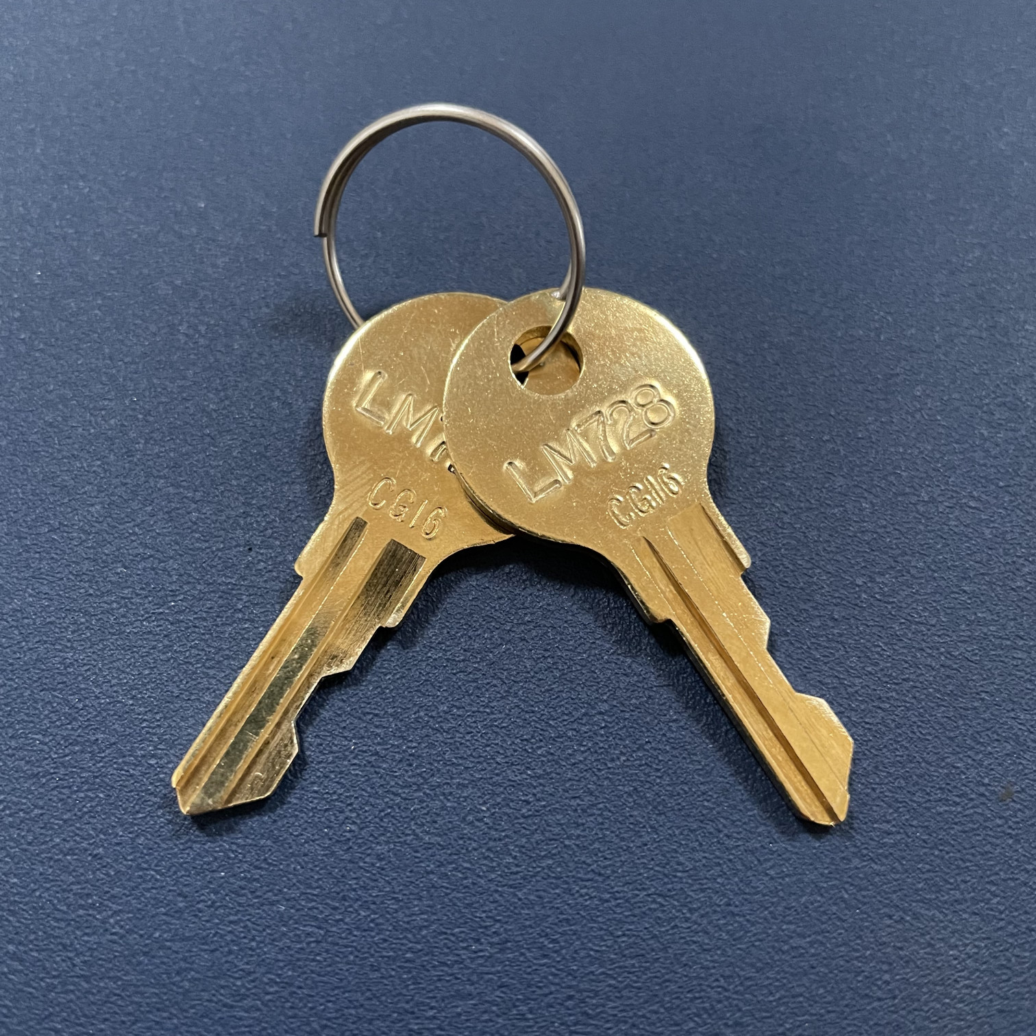 (2) Lyon Cabinet Replacement Keys Cut Key Code LM726 - LM950 -SHPD W/ TRACKING