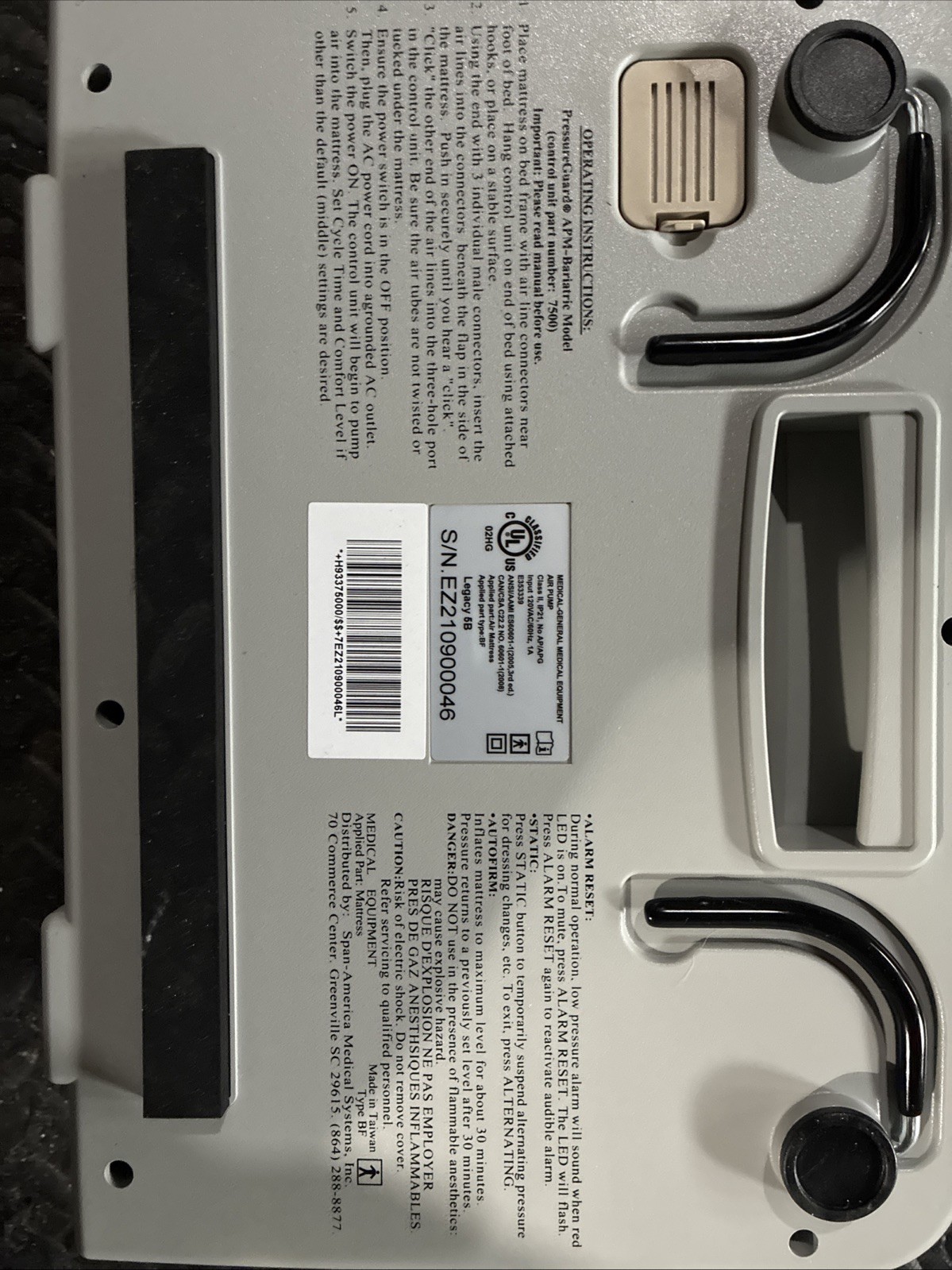 PressureGuard APM Bariatric Pump
