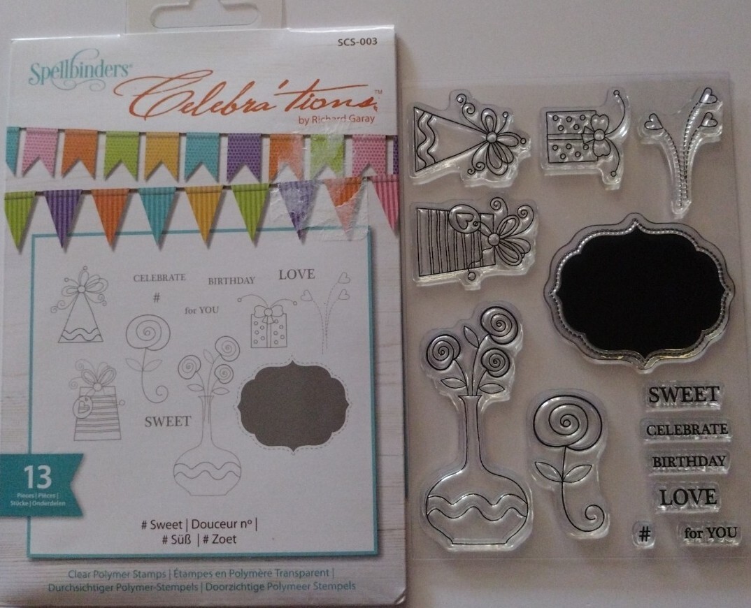 Spellbinders Celebra'tions #Sweet - Clear Stamps