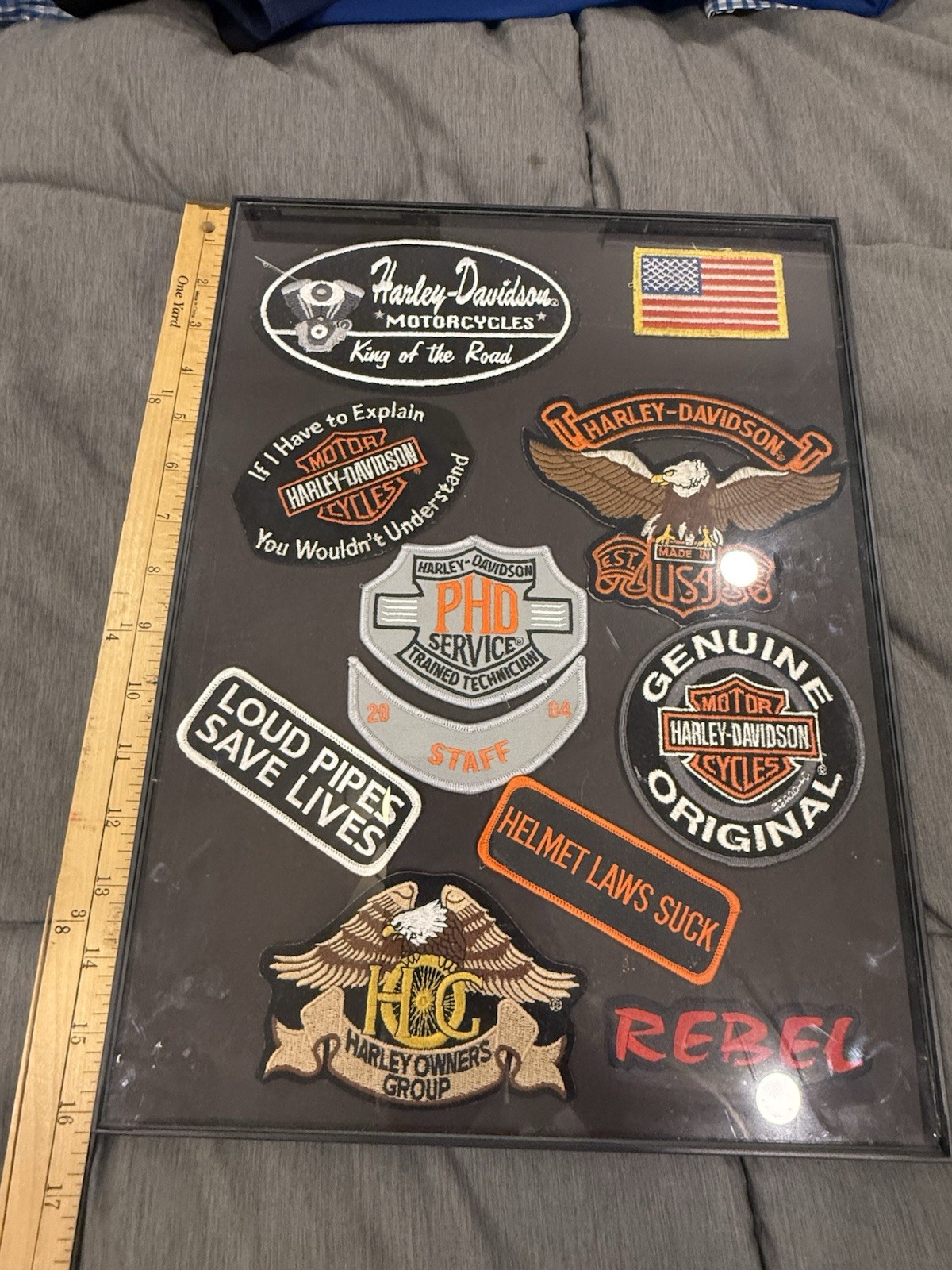 Lot Harley Davidson Patches  HOG  Jacket Vest Owners Group staff Eagle