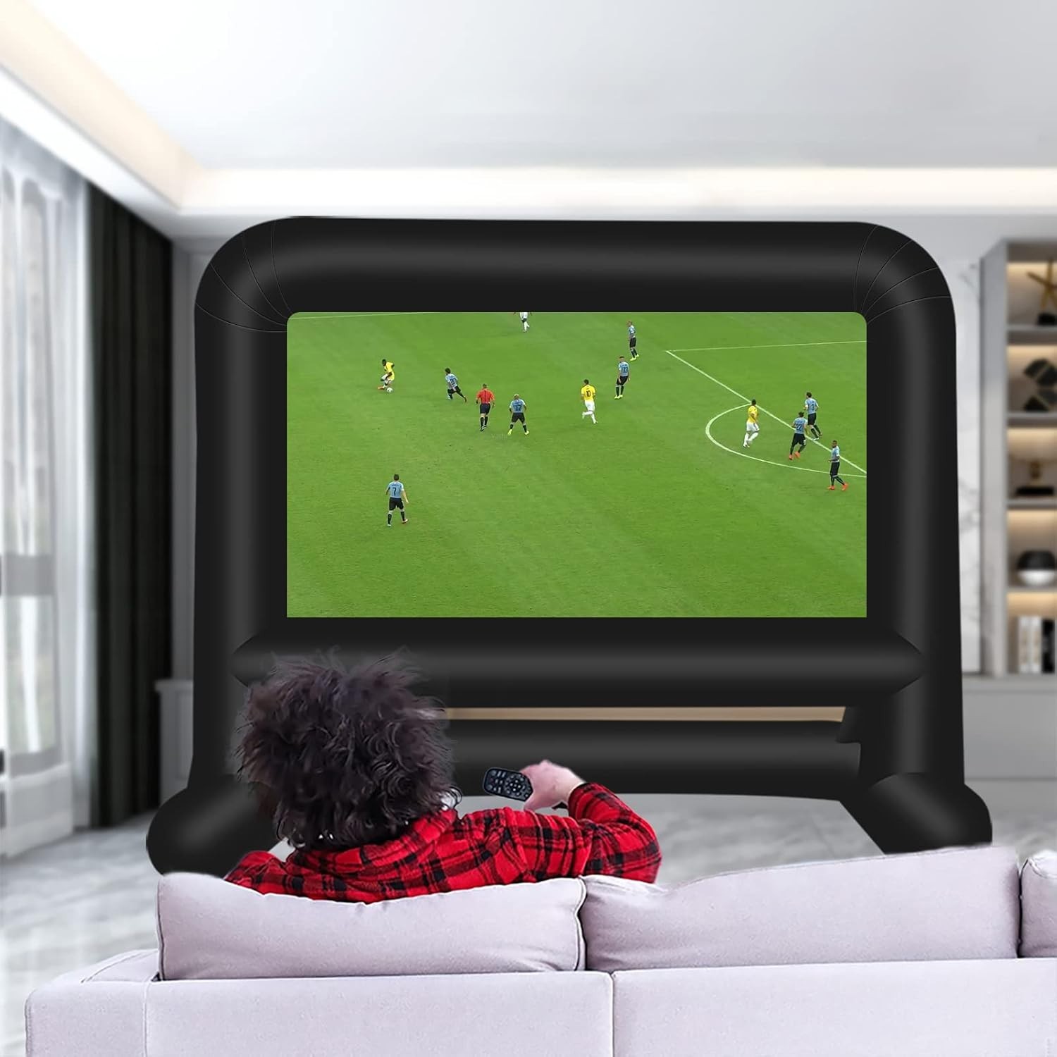 104 Inch Matte Inflatable Projector Screen - Perfect for Backyard Cinema Events