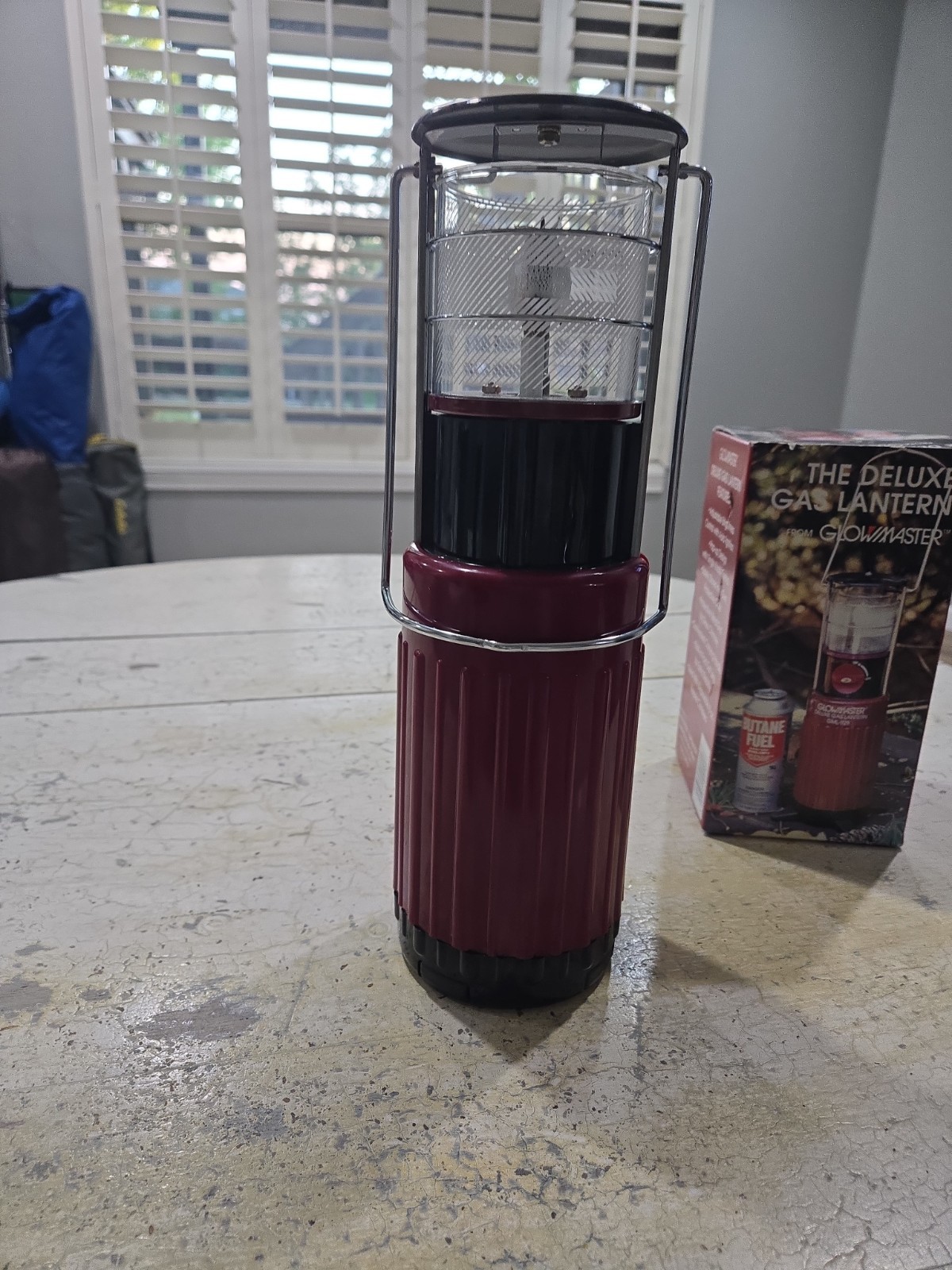 Glowmaster Deluxe Gas Lantern GML-929 Red