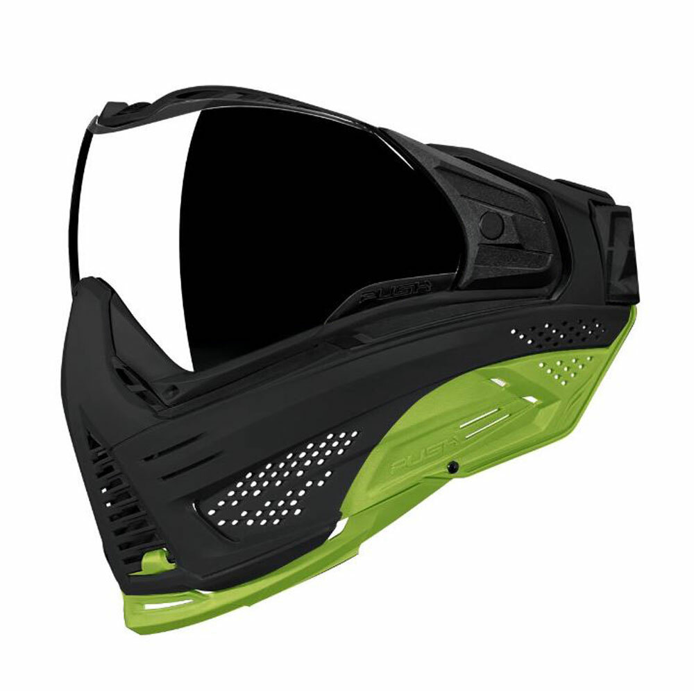 Push Unite Chin Extension Paintball Mask Protective Goggle Accessory Lime NEW
