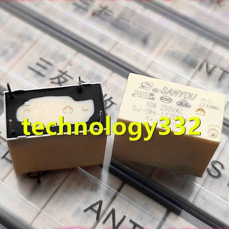 10PCS NEW SJ-SH-112DMH-F 10A 12VDC relay #CL