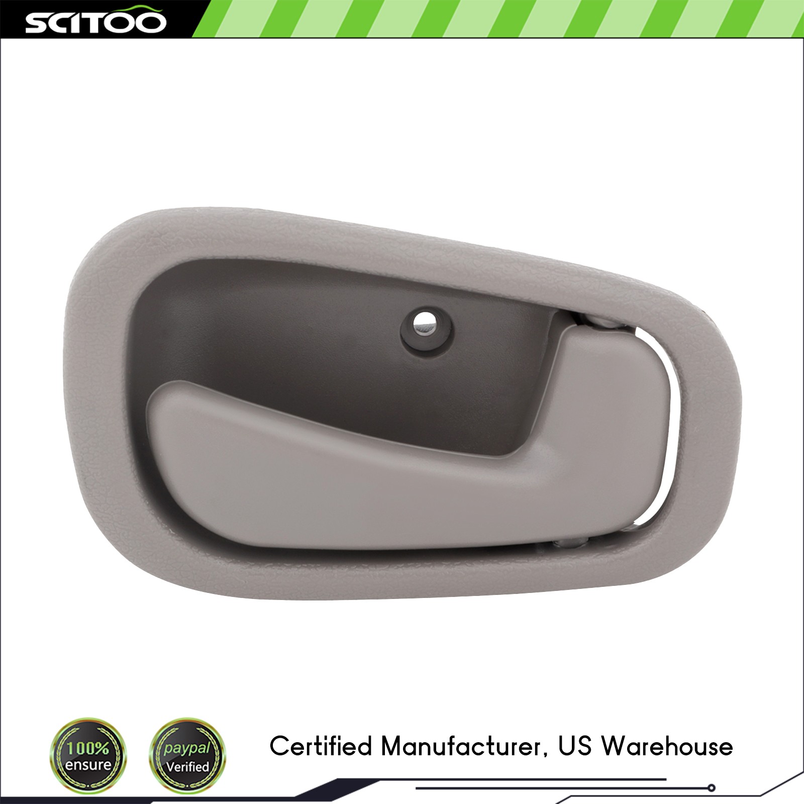 1Pc Grey Interior Right Passenger Side Door Handle for 98-02 Toyota For Corolla
