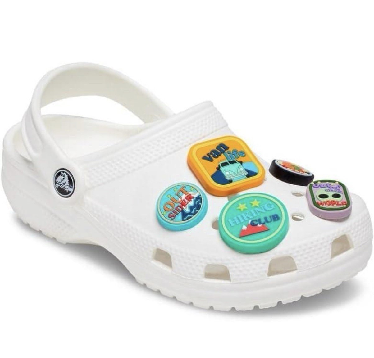 Crocs Jibbitz Shoe Charms 5pc Set Outdoors Travel Hiking Space Alien