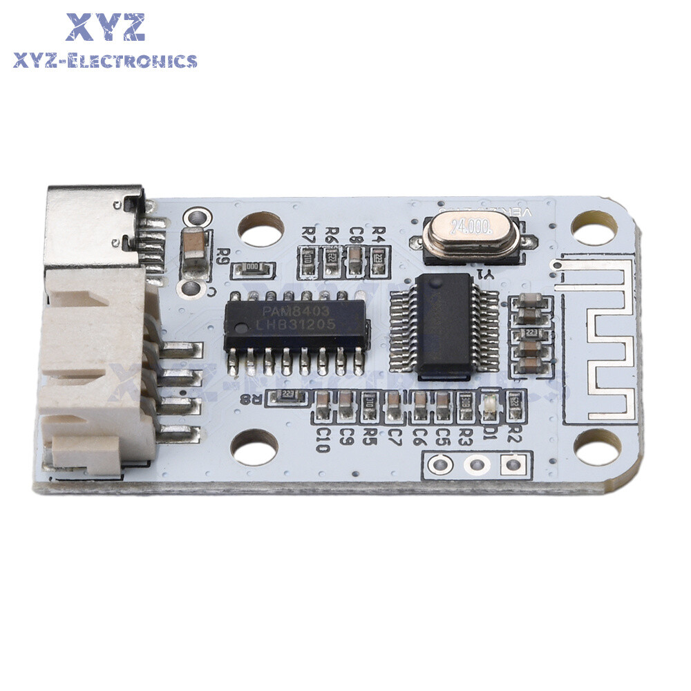 Type-C PAM8403 Bluetooth 5.0 3W+3W Stereo Audio Module Digital Amplifier Board