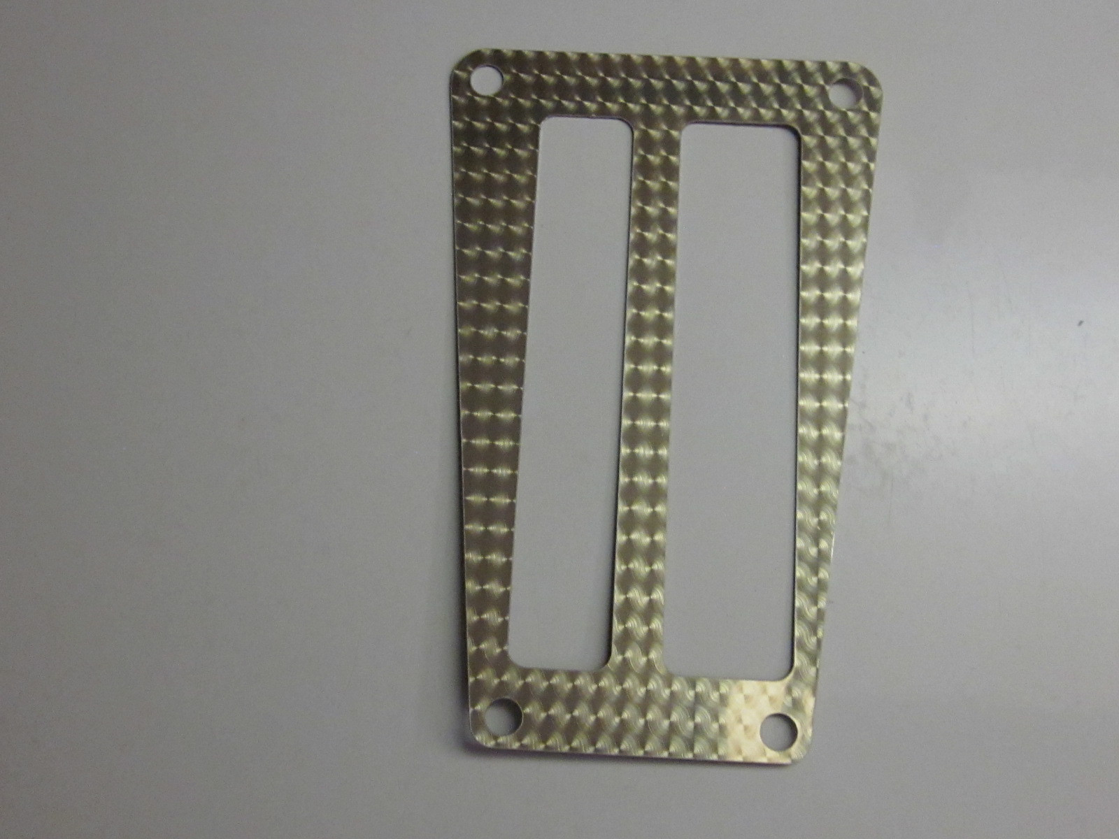 1979-81 trans am  console shifter plate with gold swirl pattern