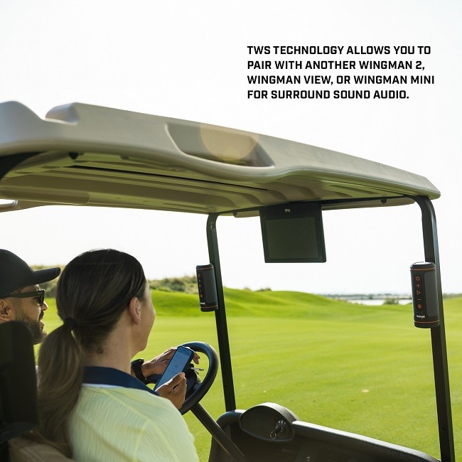 New Bushnell Golf Wingman 2 GPS SpeakerÊGrey/Black