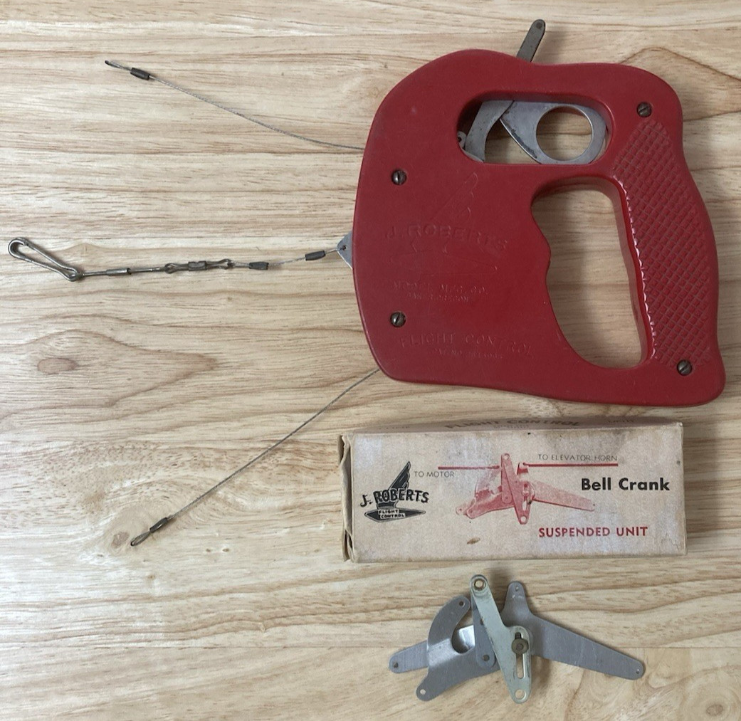 J Robert's Precision Engine Speed Flight Control Unit 3-Line Handle & Bell Crank
