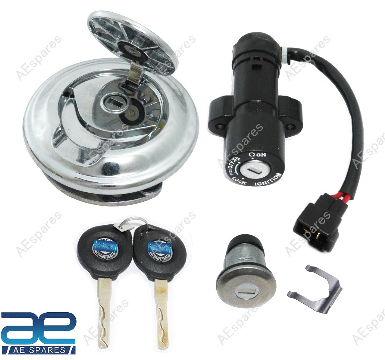 Common Key Set Compatible With Royal Enfield Meteor 350 RAP00013/B NEW