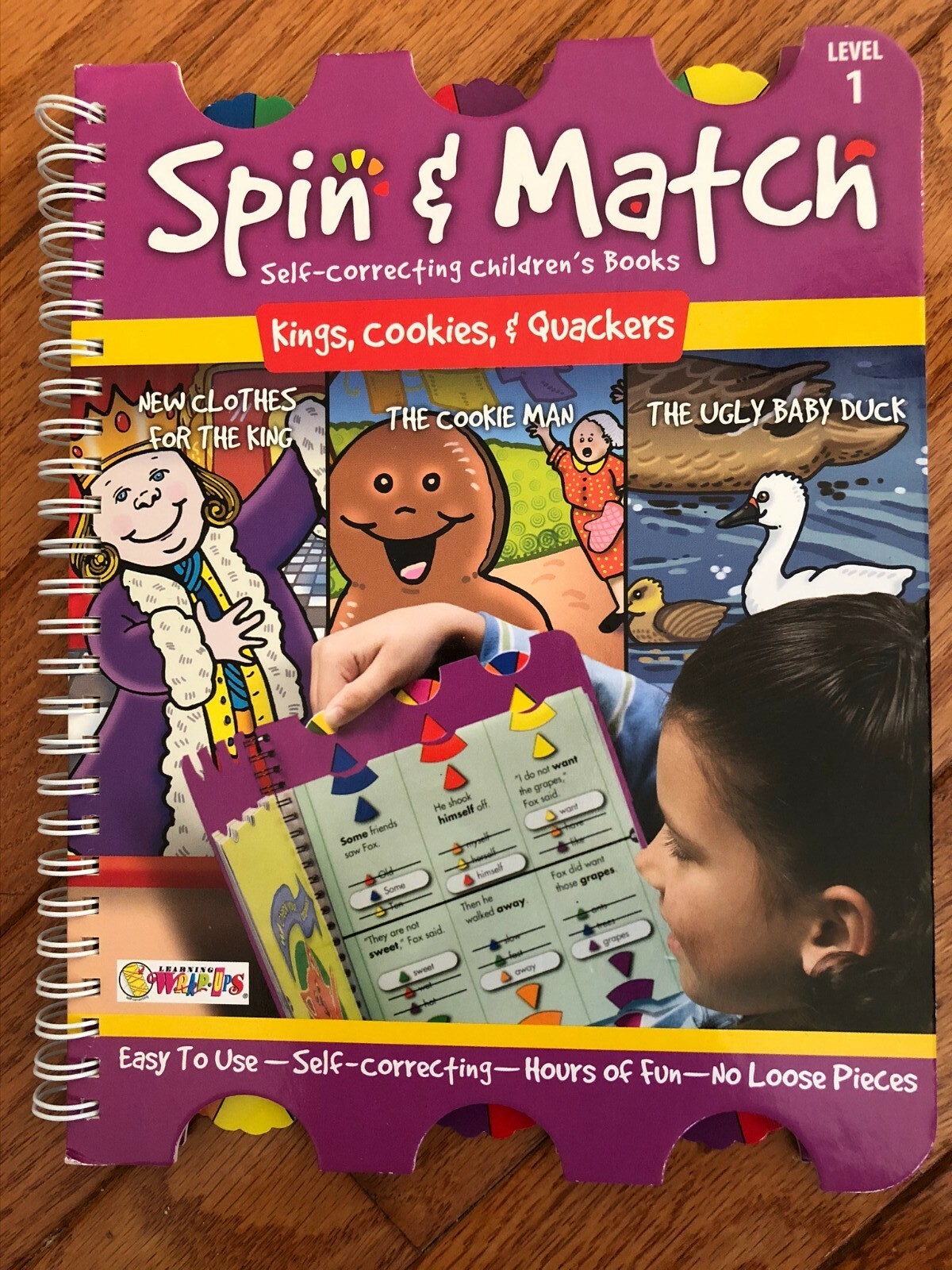 Spin and Match Self-Correcting Children’s BookLearn to Read 