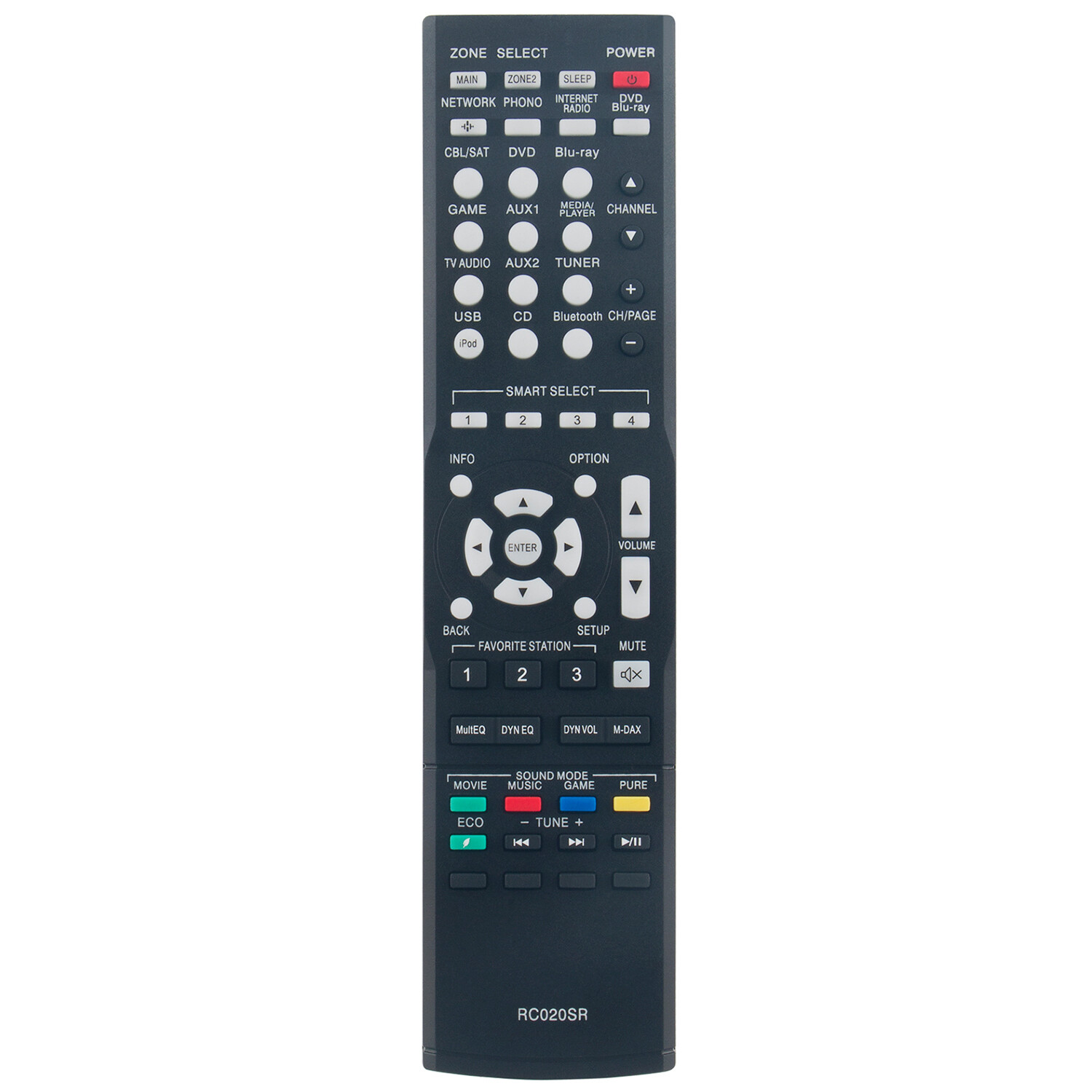 RC020SR Replace Remote Control for Marantz AV Surround Receiver NR1504 NR1403