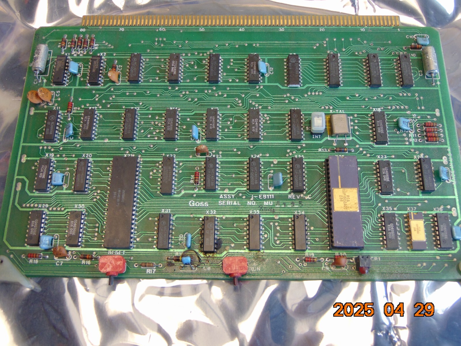 ROCKWELL GOSS E-8111 CIRCUIT BOARD see description