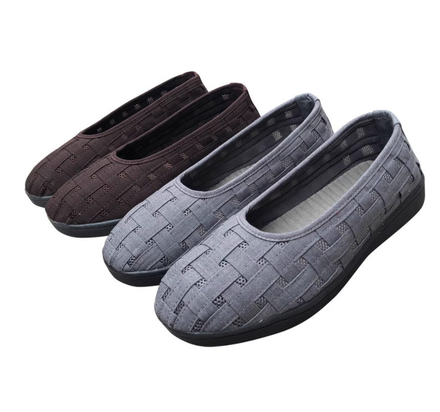 Women Men's Shaolin Arhat Monk Kung fu Shoes Martial Arts Taichi Lay woven shoes