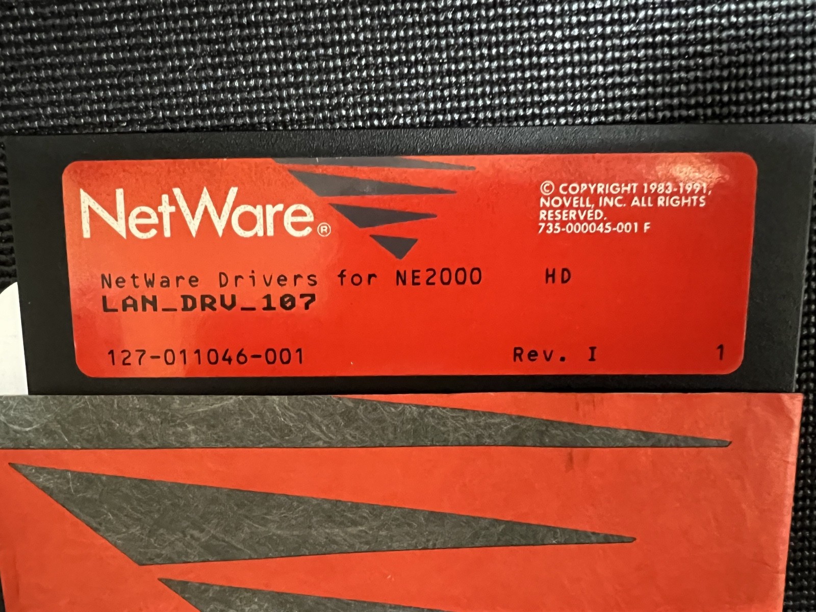 NetWare Drivers For NE2000 PC 5.25 Diskette