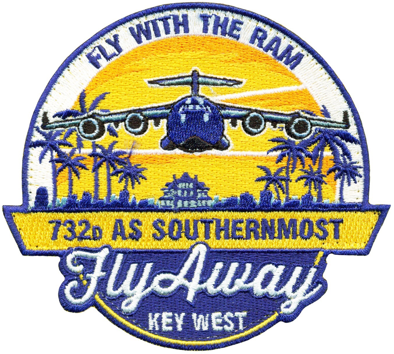 USAF 732d AIRLIFT SQUADRON – KEY WEST FLY AWAY 2026 PATCH