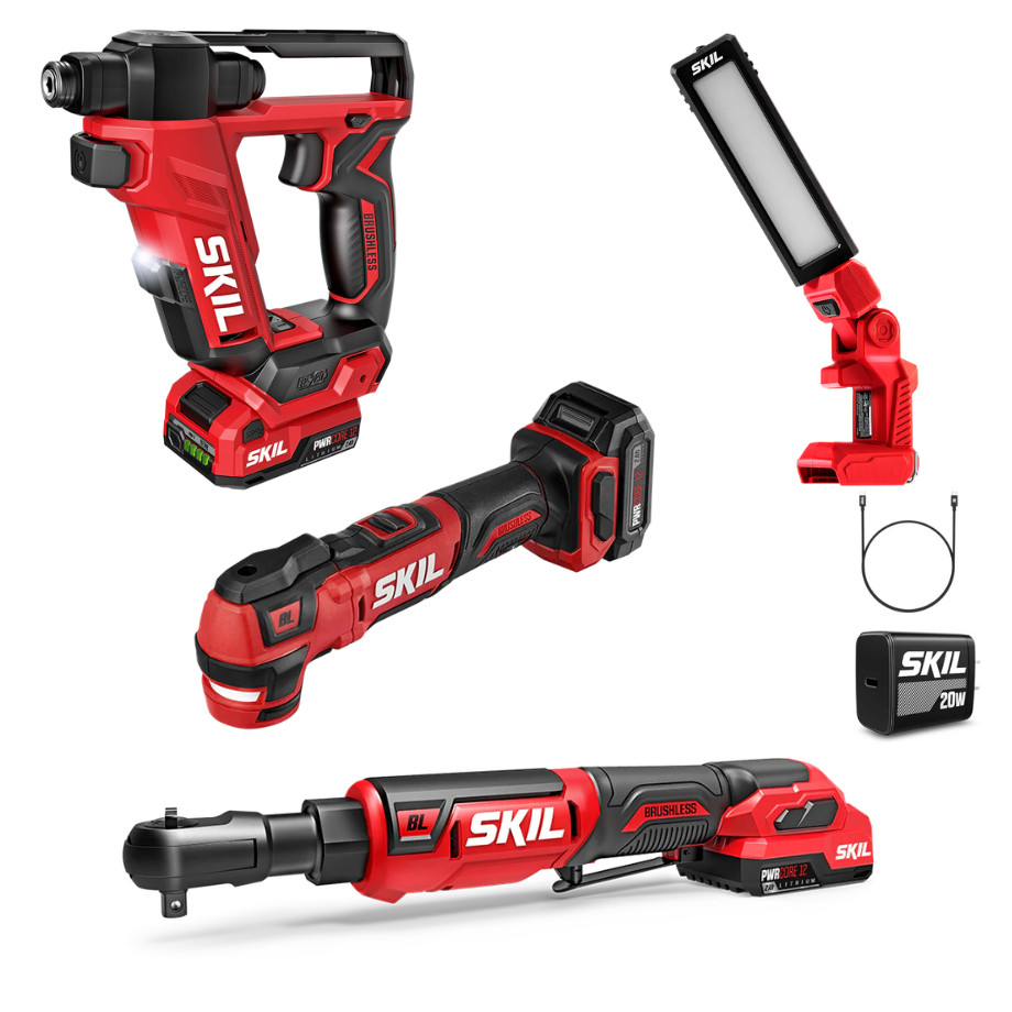 SKIL PWR CORE 12V Premium Combo Kit Brand New