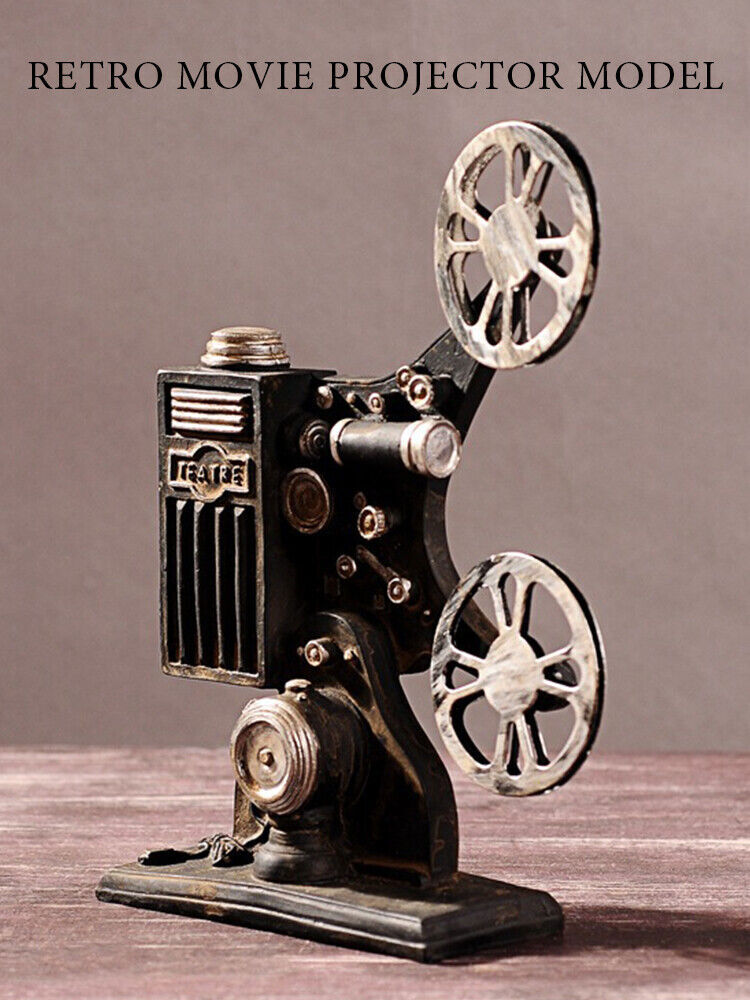 Retro Vintage Movie Projector Model For Shop Window Home Living Room Decorations