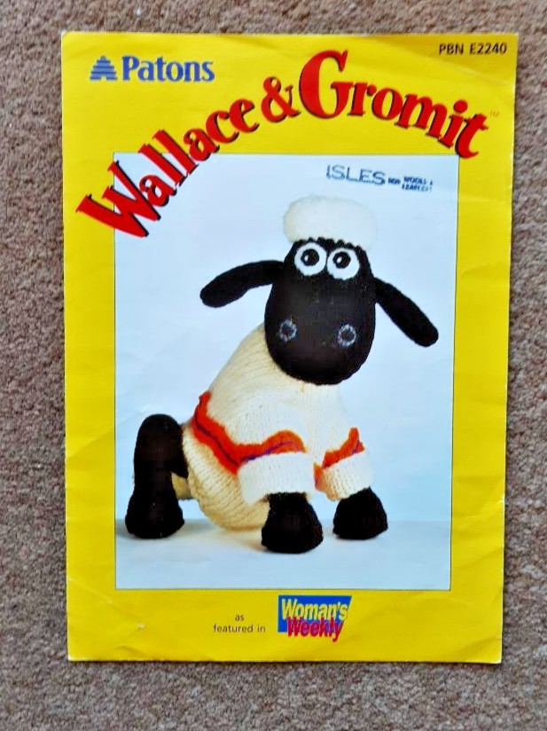 ALAN DART WALLACE & GROMIT TOYS KNITTING PATTERN PICK & MIX