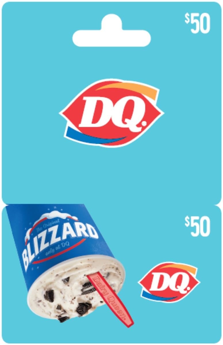 Dairy Queen Physical Gift Card  $50