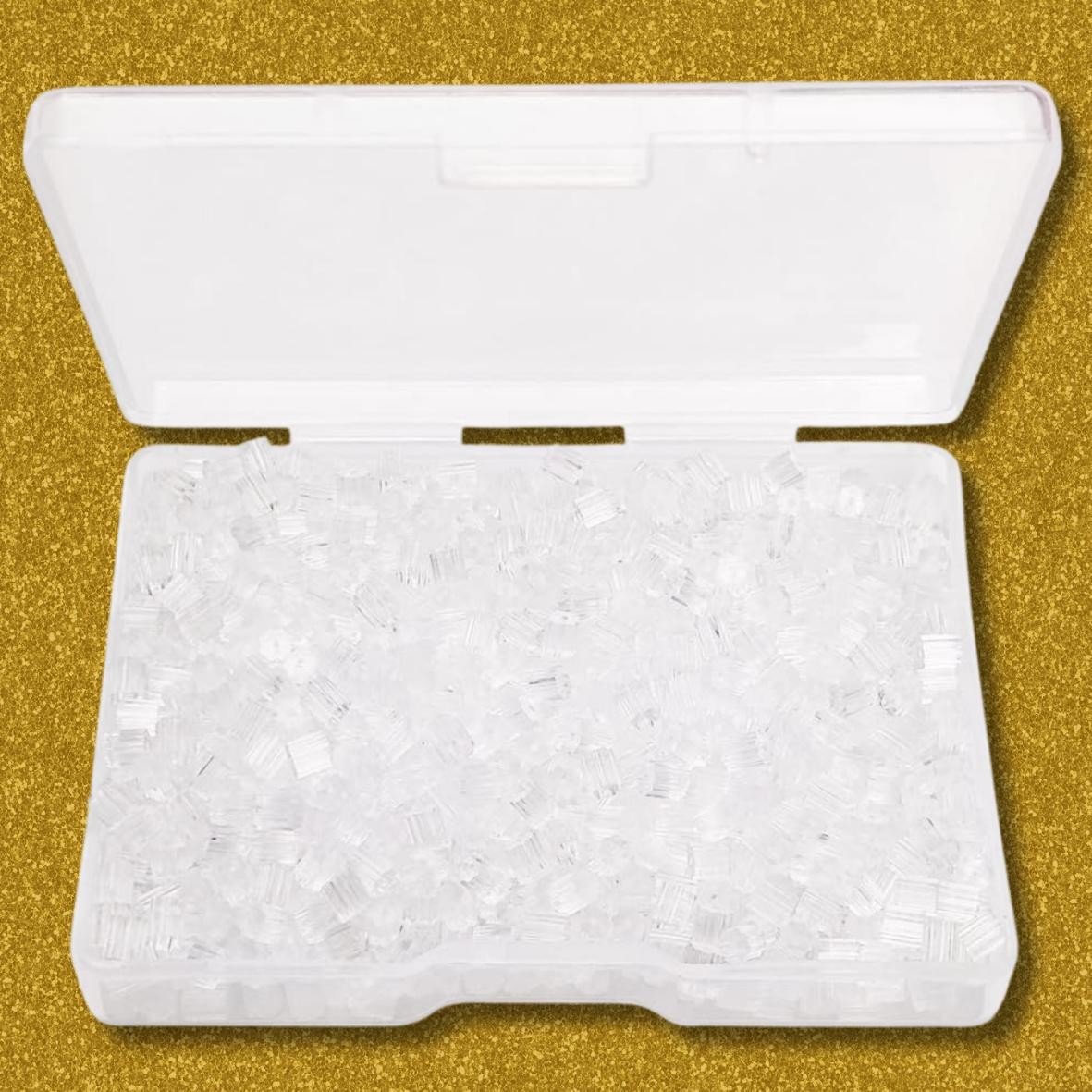 1000 Pcs Back Earrings Rubber Earring Backs - Silicone Earring Backs Soft Clear