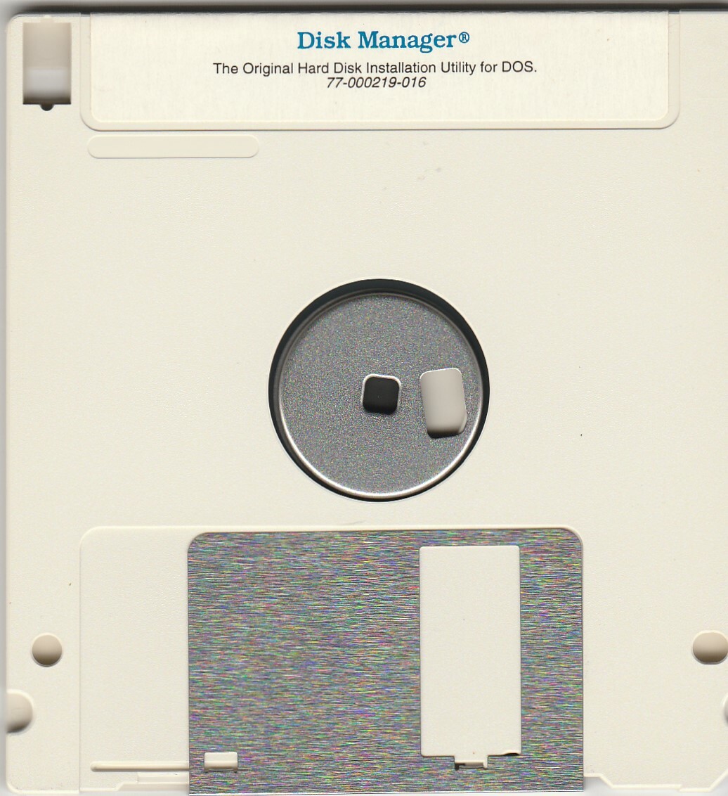 Disk Manager Version 6.03C for Western Digital by Ontrack~ 3.5 disk ~ 1995
