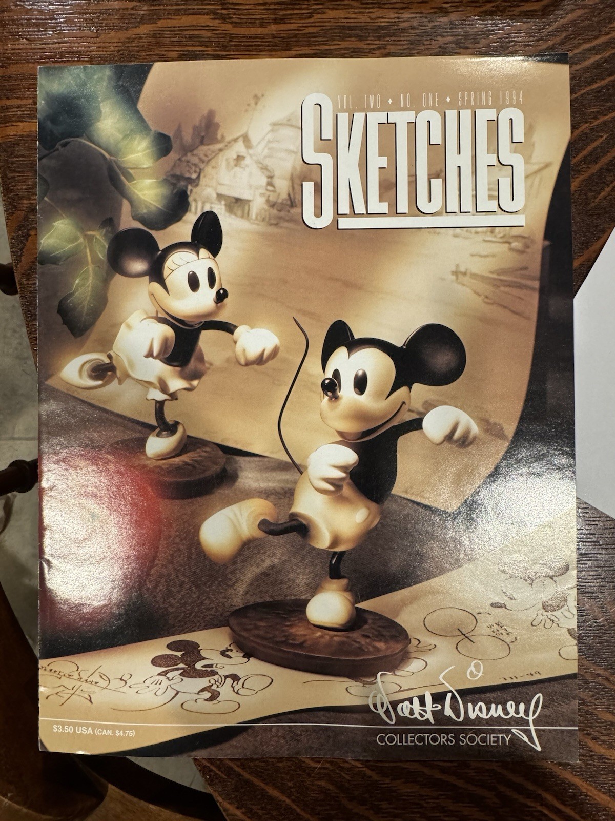 Skechers Disney Collectors Society Edition Spring 1994 Volume 2 #1 Magazine