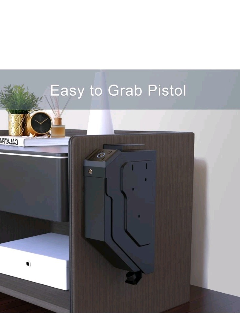 VERPROOF Biometric Gun Safe for Handgun Drop Down Pistol Safe