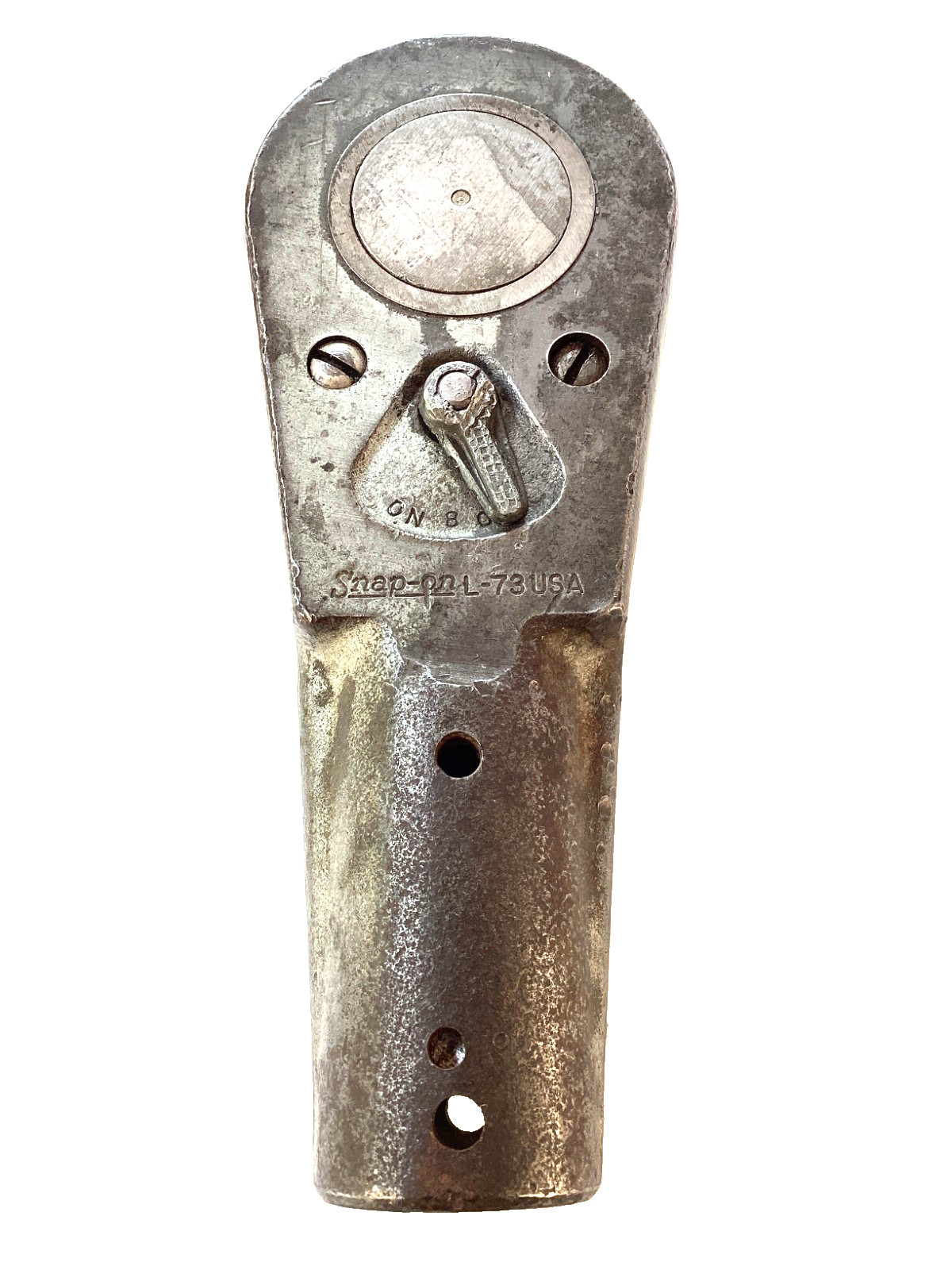 Snap On Tools USA L73 Vintage 1” Drive Heavy Duty Ratchet Head Works Excellent
