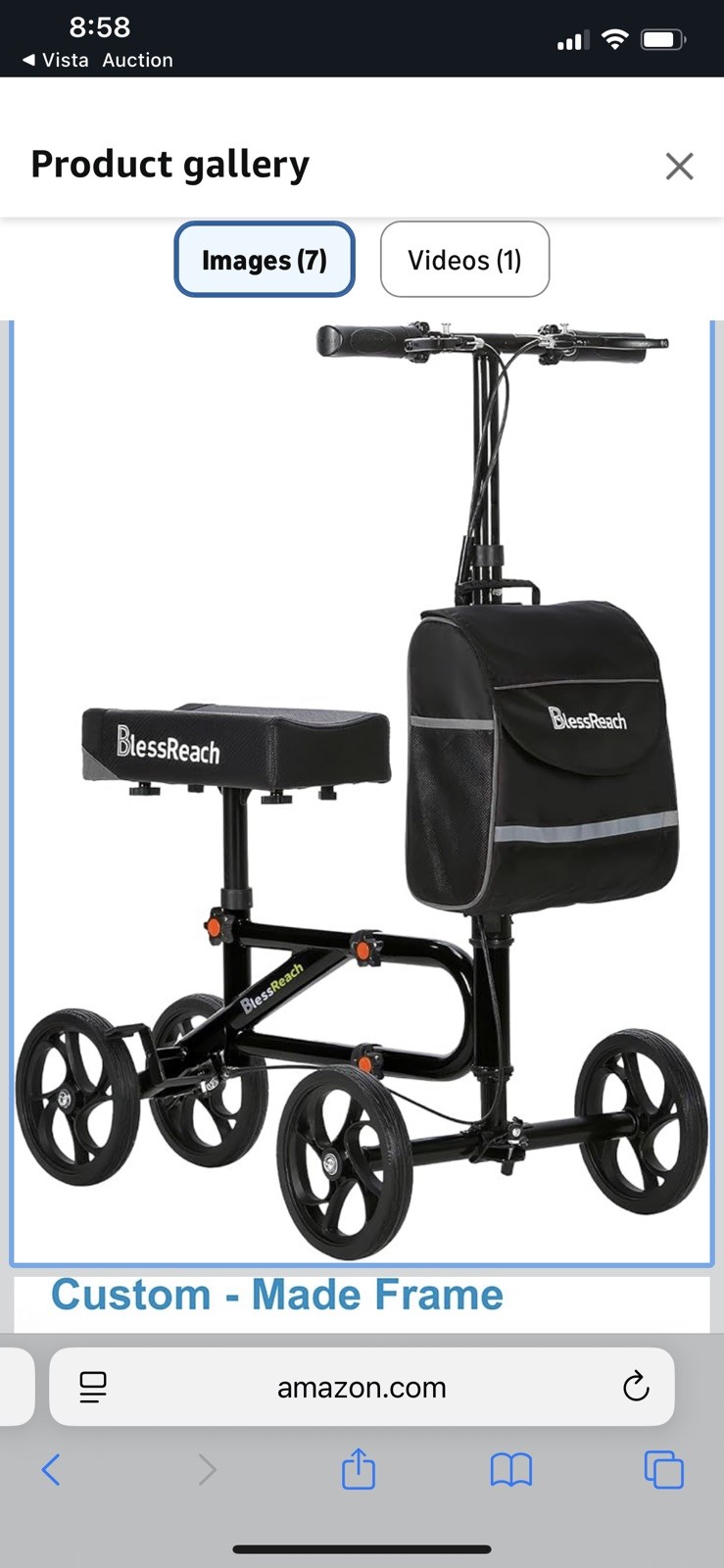 BlessReach Economy Knee Scooter – Steerable Knee Walker