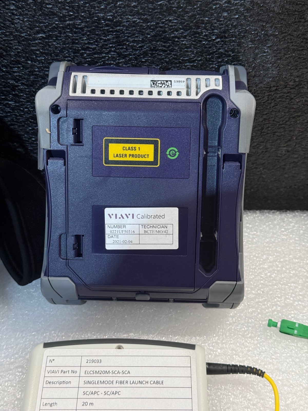 Viavi/JDSU EOPT-PONATT Optimeter + Launch Cable Accs. Alpha Bravo