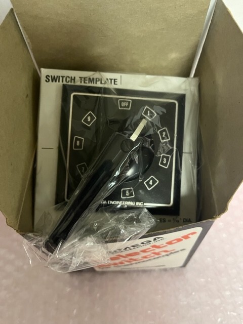 Omega Engineering OSW3-9GG, 9 Position Rotary Thermocouple Selector Switch