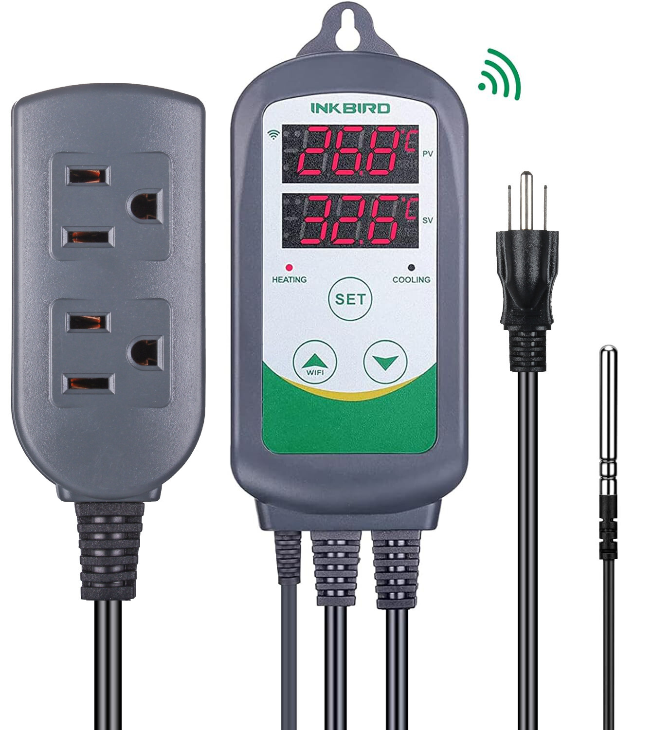 Inkbird Digital Temperature Controller WIFI 308 Programmable Thermostat Switch