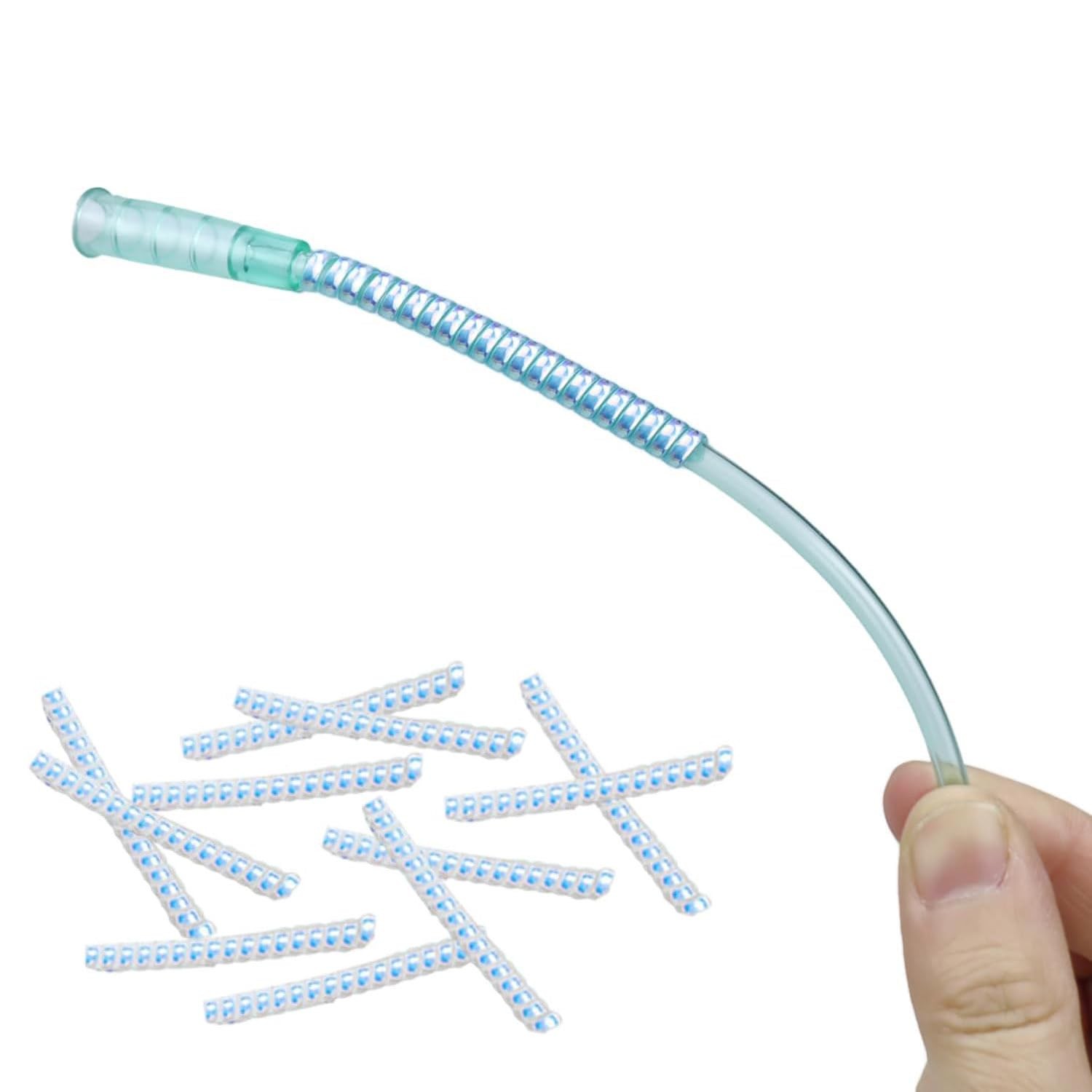 10 Pack Oxygen Tube Support Crimp Straightener Oxygen Tubing Accessories for ...