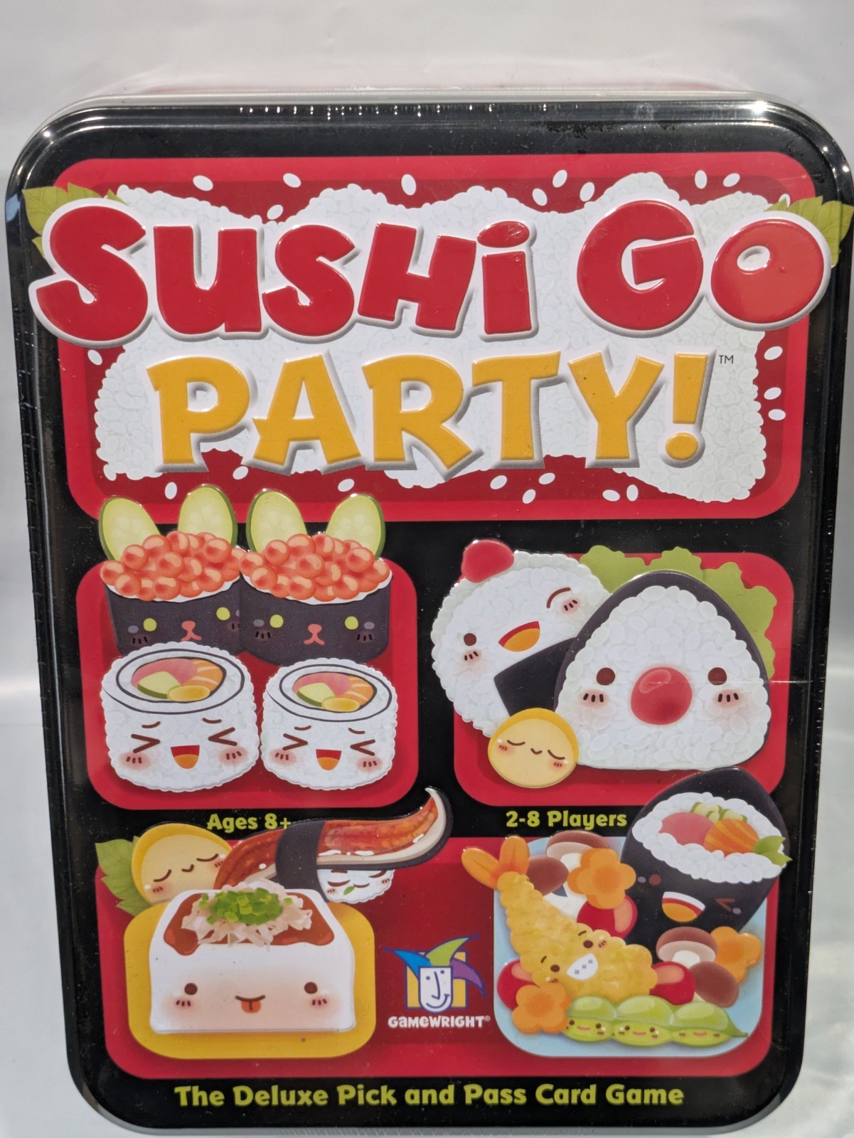 Gamewright SUSHI GO PARTY! The Deluxe Pick & Pass Strategy Card Game SEALED