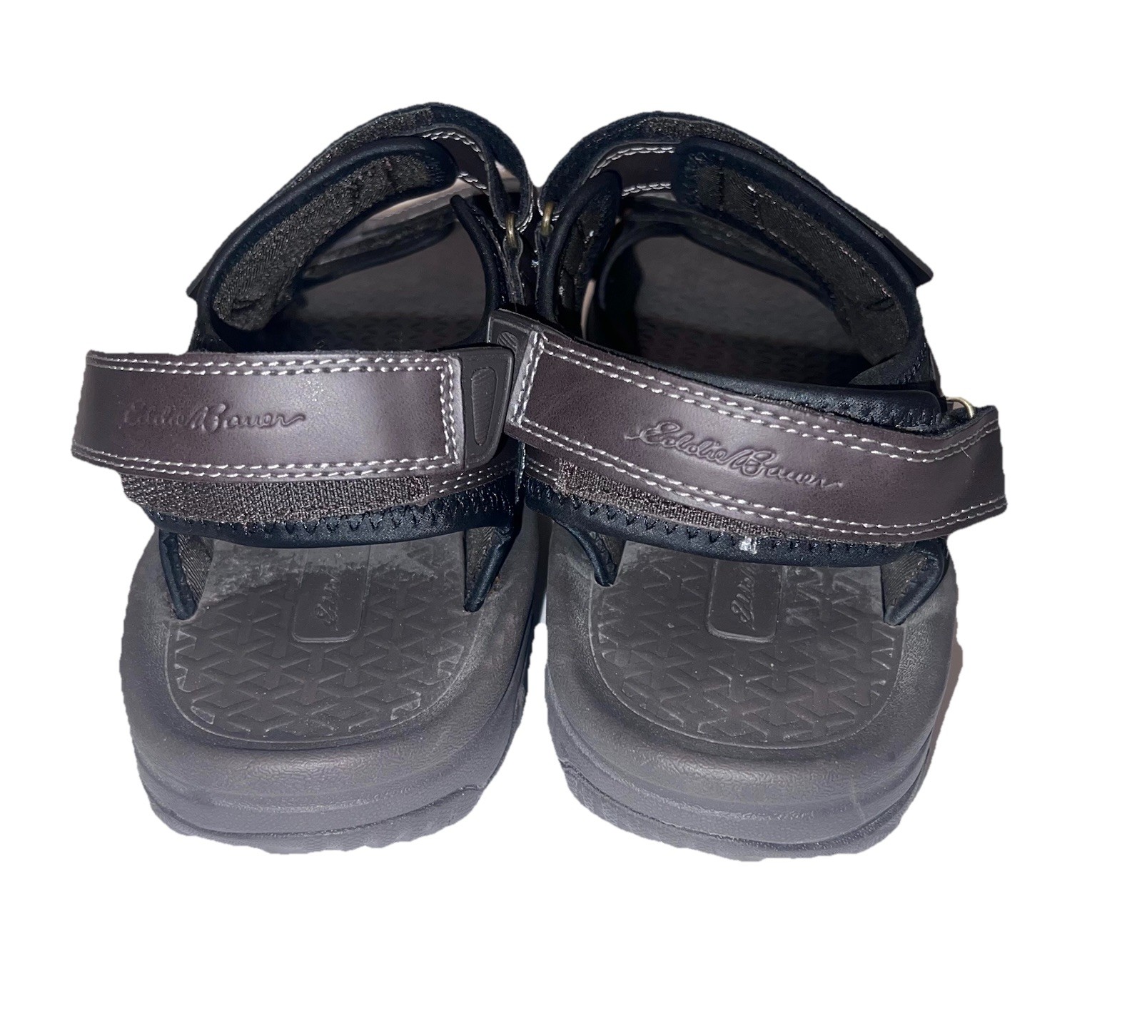 Eddie Bauer Holman Adjustable River Outdoors Hiking Sandals Brown Sz 12