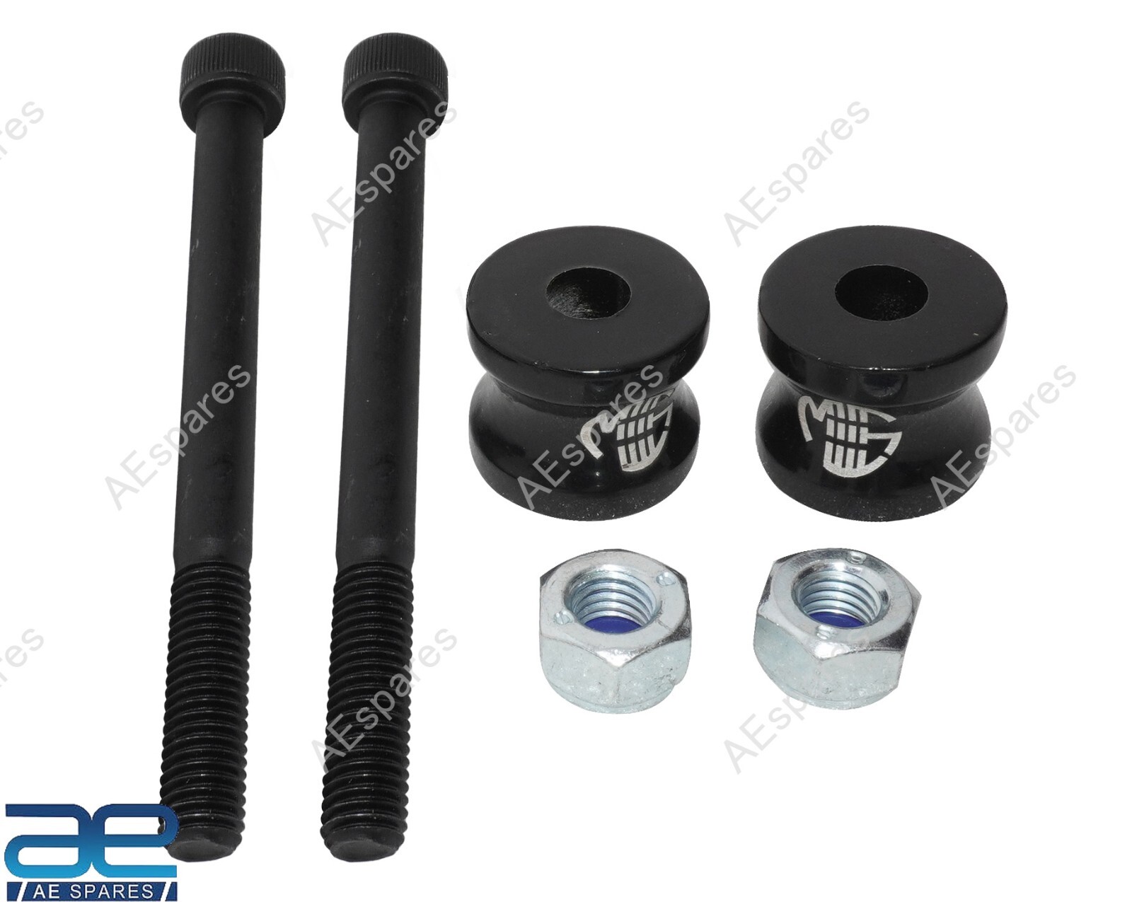 Handle Bar Height Riser Set Black Compatible With KTM Duke 200 125 250 390
