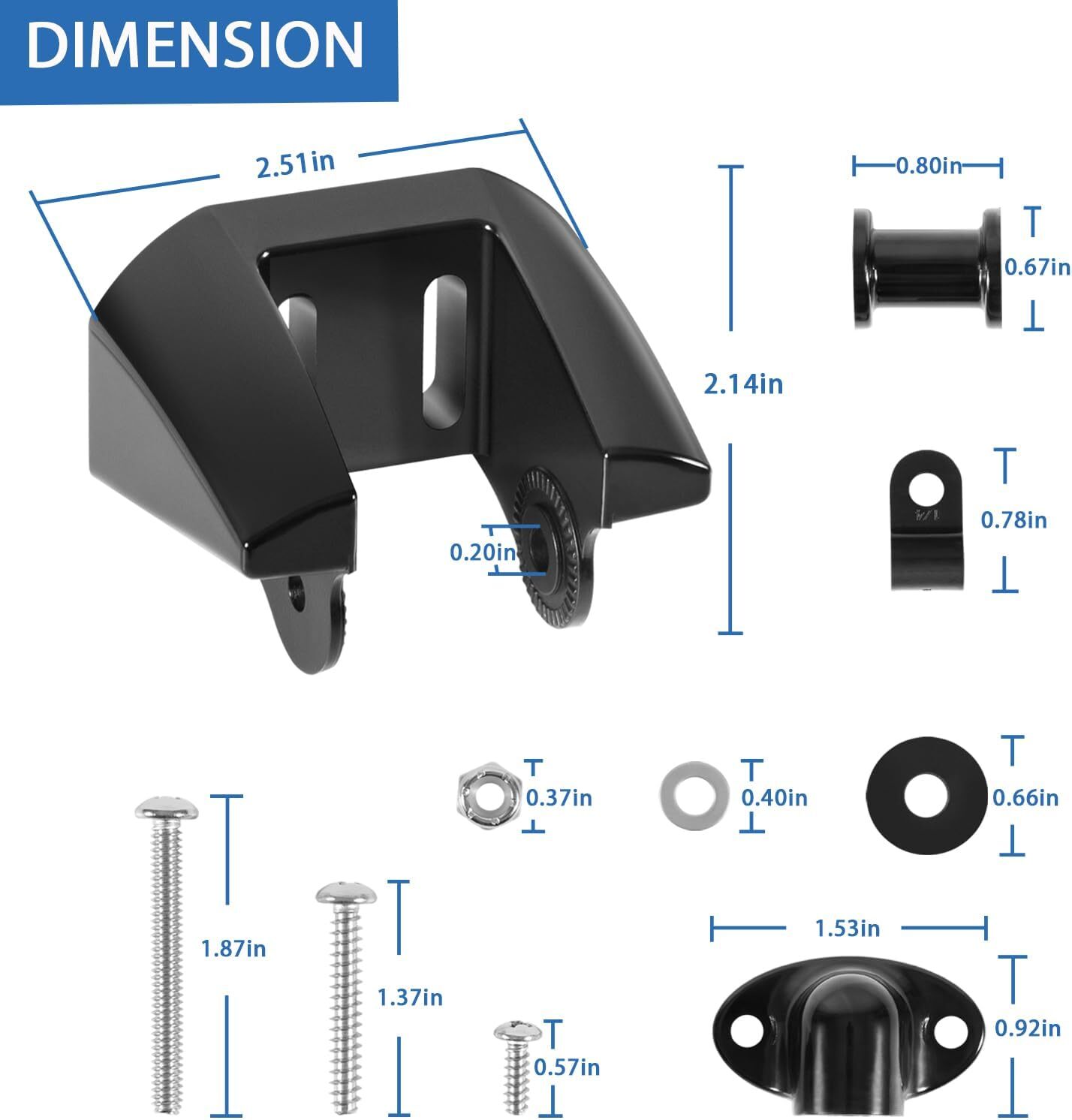 Garmin Replacement Transom Transducer Mount Mounting Bracket for 010-10272-00