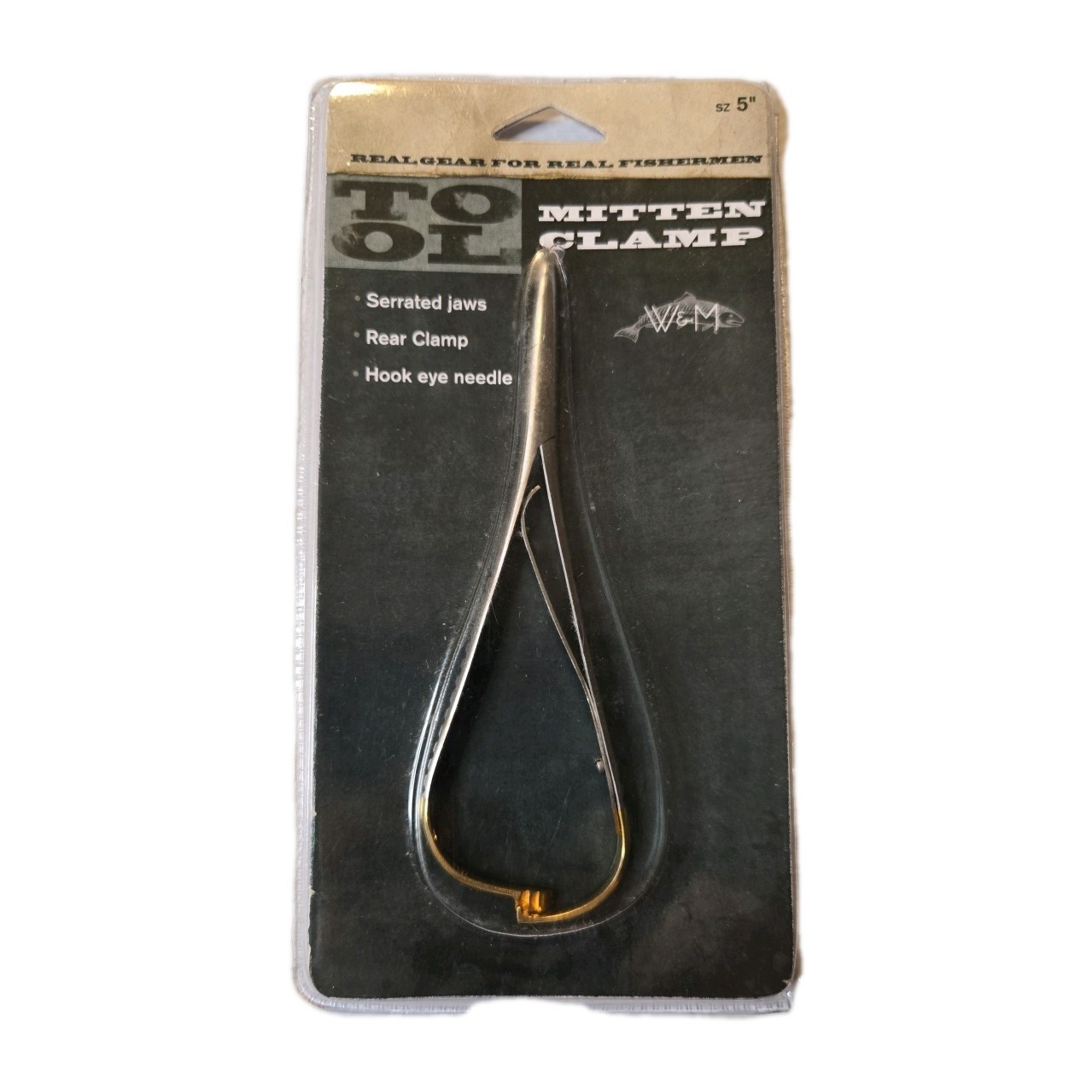 Wright & Mcgill Co. MITTEN CLAMP serrated Jaws, Rear Clamp, Hook Eye Needle TOOL
