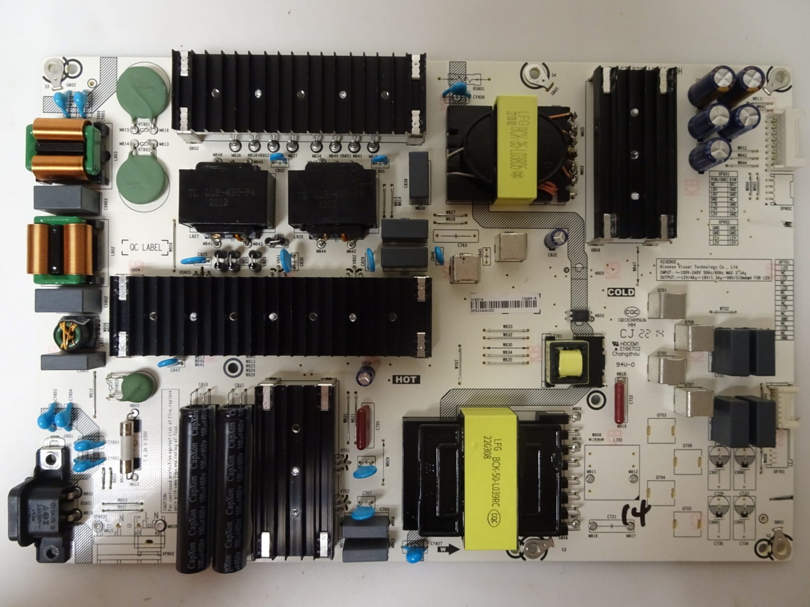 Hisense 75R6E4 Power Board 318214 (RSAG7.820.10689/ROH)
